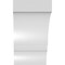 Ekena Millwork 5 1/2-in. W x 6-in. D x 10-in. H Balboa Architectural Grade PVC Knee Brace BRCP055X06X10BOA - alternate 2